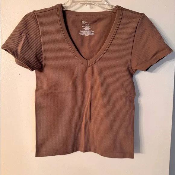 Women’s Ribbed Tank Tops - Black, Cream, Blue, Brown Size Large - Picture 5 of 9